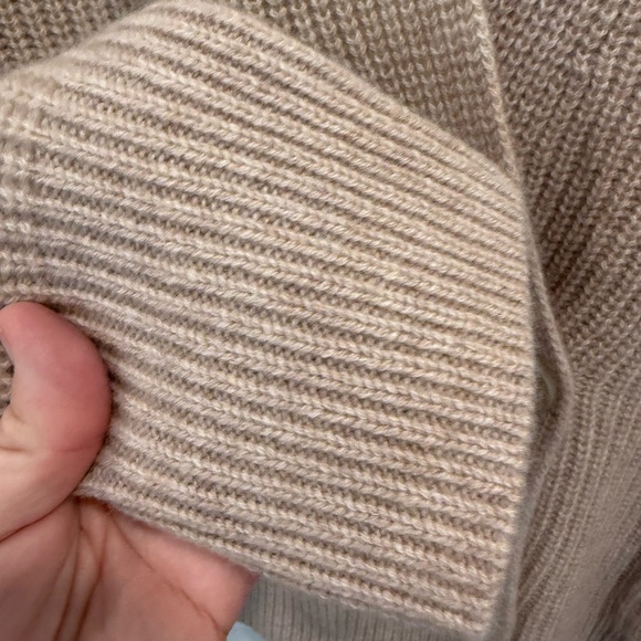 Haven well within Elegant Women's Beige Cardigan Sweater - Picture 8 of 10